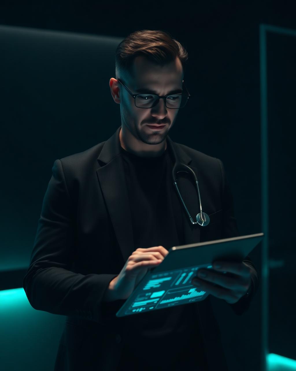 PuraGene physician reviewing a patient's biomarker dashboard